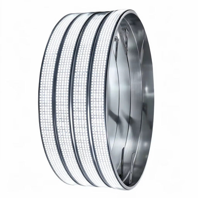 Single 5 row wheel lights